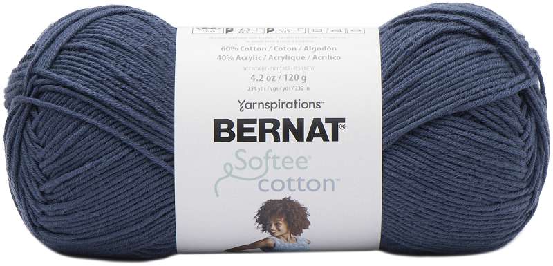 Bernat Softee Cotton Yarn-Seaside Blue
