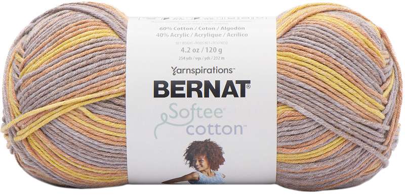 Bernat Softee Cotton Yarn-Golden Haze