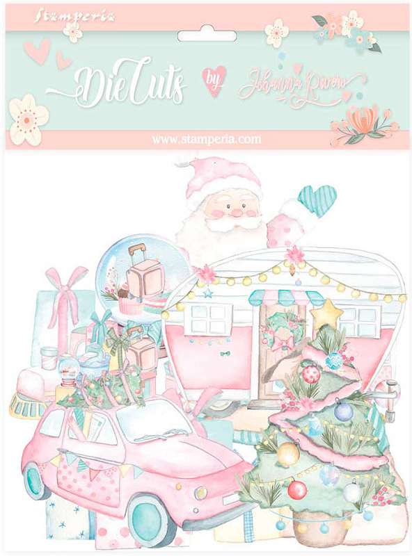 Stamperia Die-Cuts-Christmas Rose