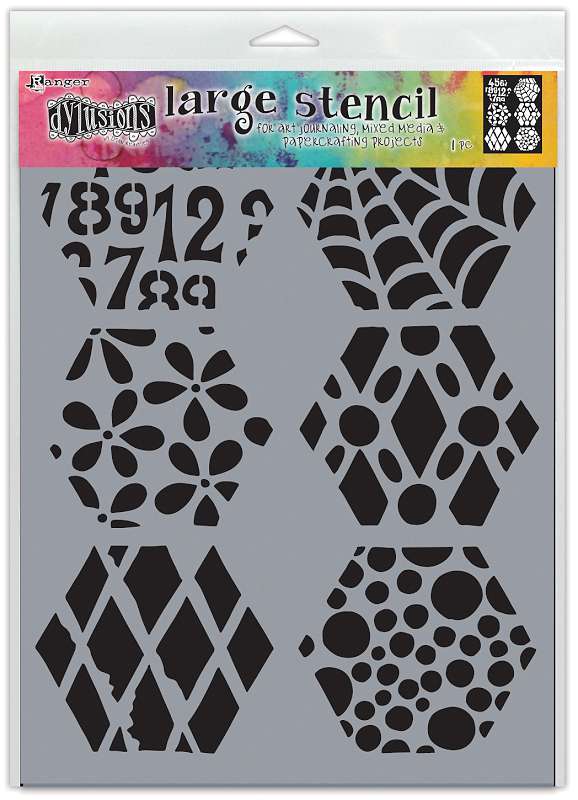 Dyan Reaveley's Dylusions Stencils 9"X12"-Quilt N More