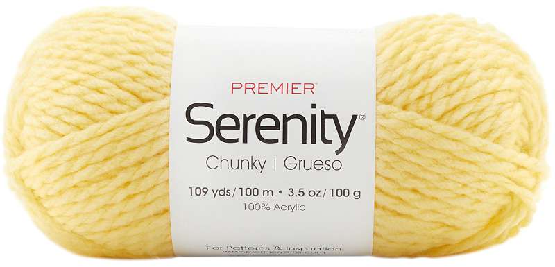 Premier Yarns Serenity Chunky Yarn - Solid-Buttercup