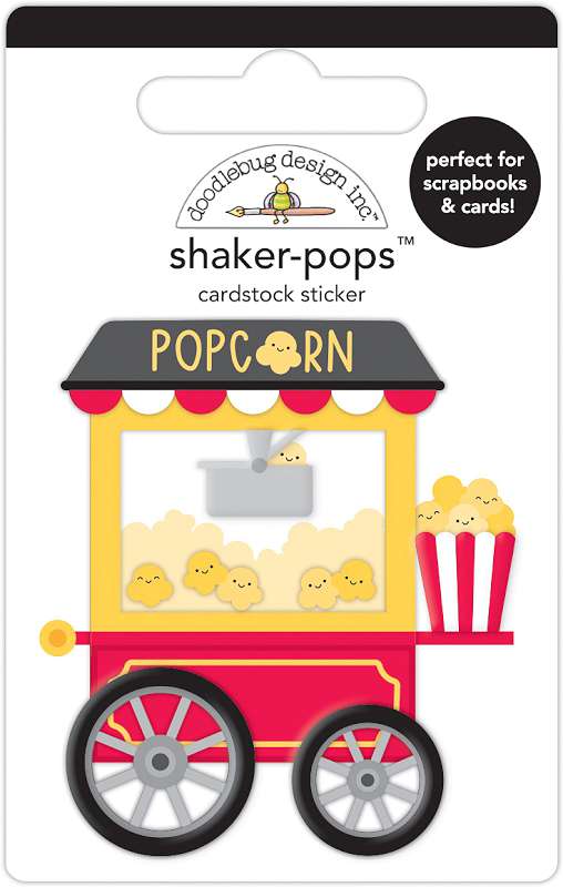 Doodlebug Shaker-Pops 3D Stickers-What's Poppin'