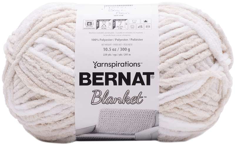 Bernat Blanket Big Ball Yarn Beach Foam