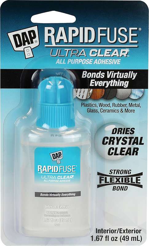 DAP Rapid Fuse Ultra Clear Adhesive Clear