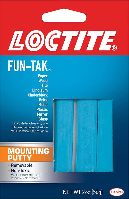 Loctite Fun-Tak Mounting Putty 2oz-Clear