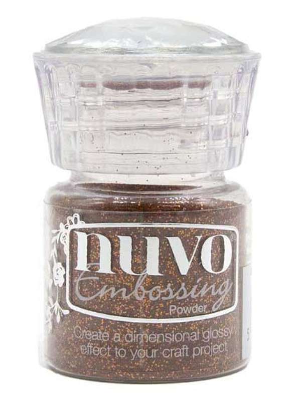 Nuvo Glitter Embossing Powder Copper Mine