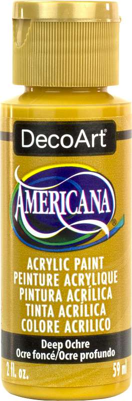 Americana Acrylic Paint 2oz-Deep Ochre