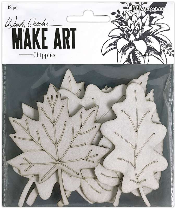 Wendy Vecchi Make Art Chippies-Lots Of Leaves