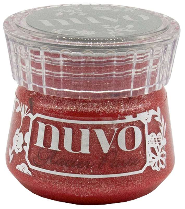 Nuvo Glacier Paste 1.7oz-Crushed Cranberry