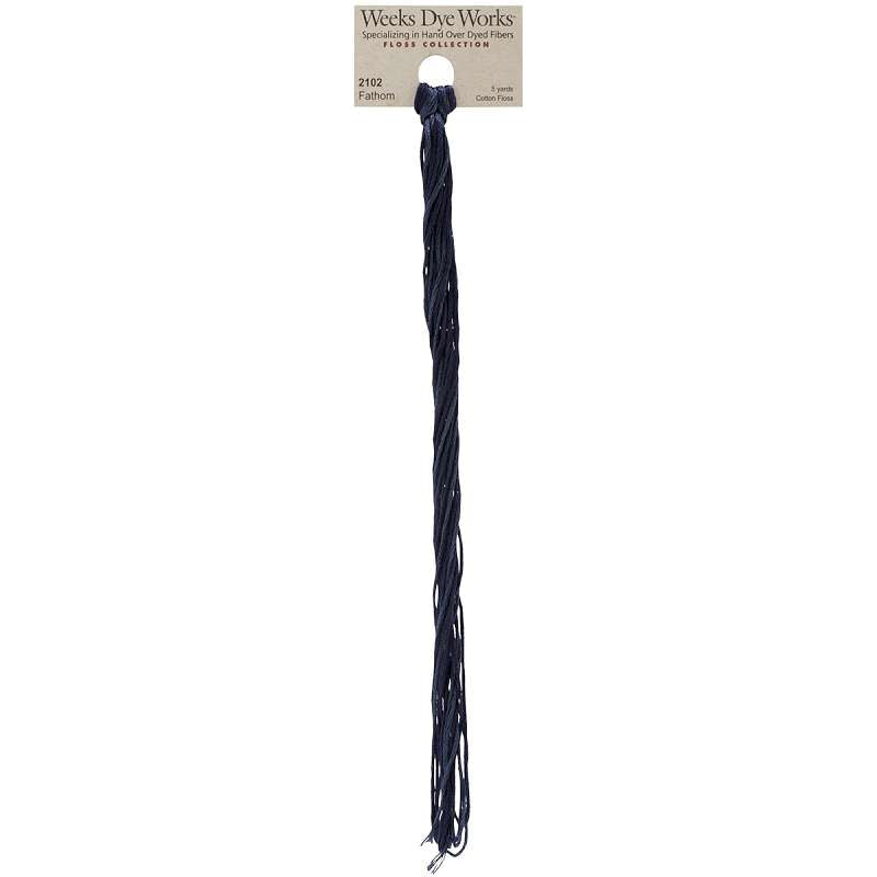 Weeks Dye Works 6-Strand Embroidery Floss 5yd-Fathom