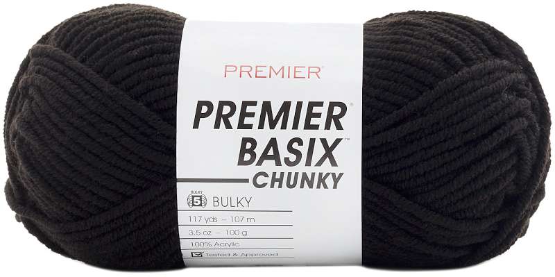 Premier Yarns Basix Chunky Yarn-Black