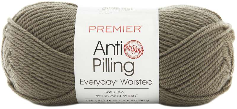 Premier Yarns Anti-Pilling Everyday Worsted Solid Yarn-Khaki