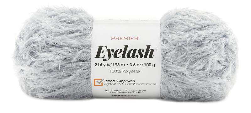 Premier Yarns Eyelash Yarn-Grey
