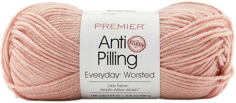 Premier Yarns Anti-Pilling Everyday Worsted Solid Yarn-Dogwood