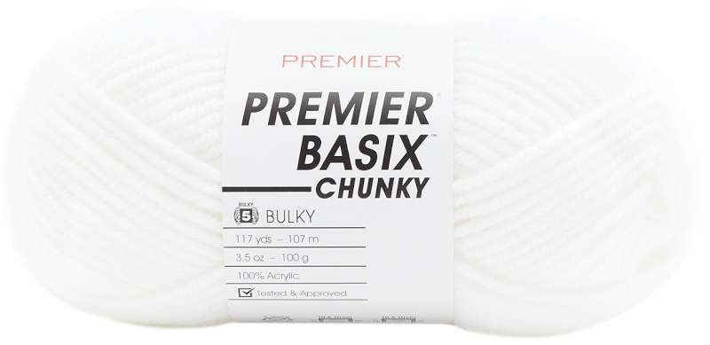 Premier Yarns Basix Chunky Yarn-White