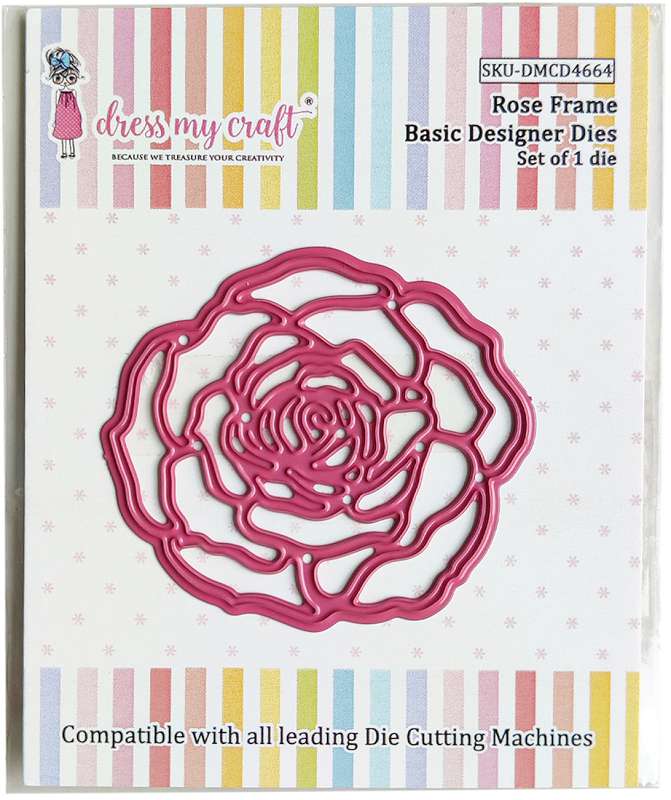Dress My Craft Basic Designer Dies-Rose Frame