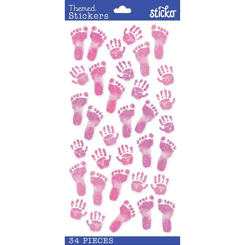 Sticko Themed Stickers-Pastel Baby Girl Prints
