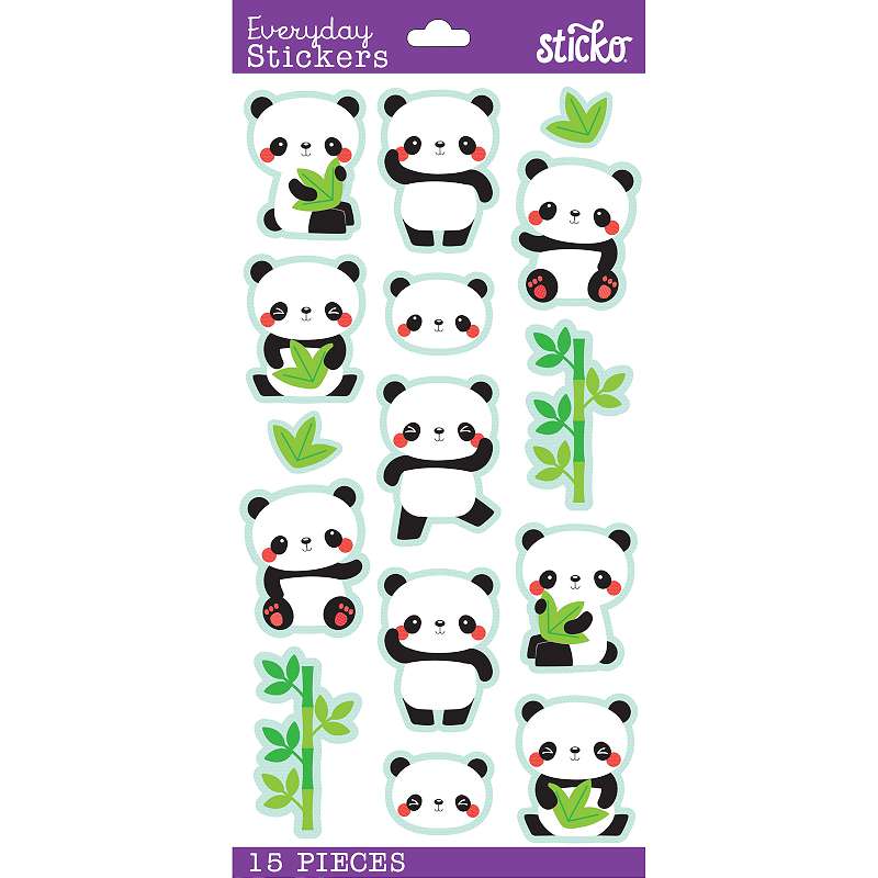 Sticko Themed Stickers-Rolly Polly Panda