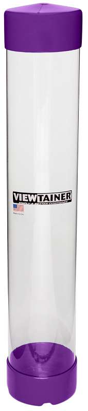 Viewtainer Slit Top Storage Container 2.75"X15"-Purple