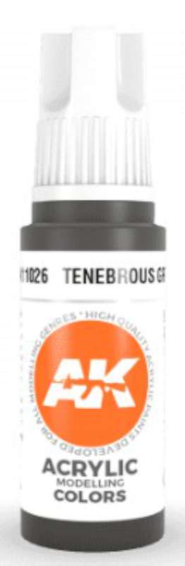 Tenebrous Grey 3G Acrylic Paint 17ml Bottle