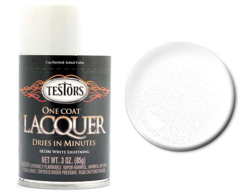 3oz. Spray One Coat Metallic Lacquer White Lightning