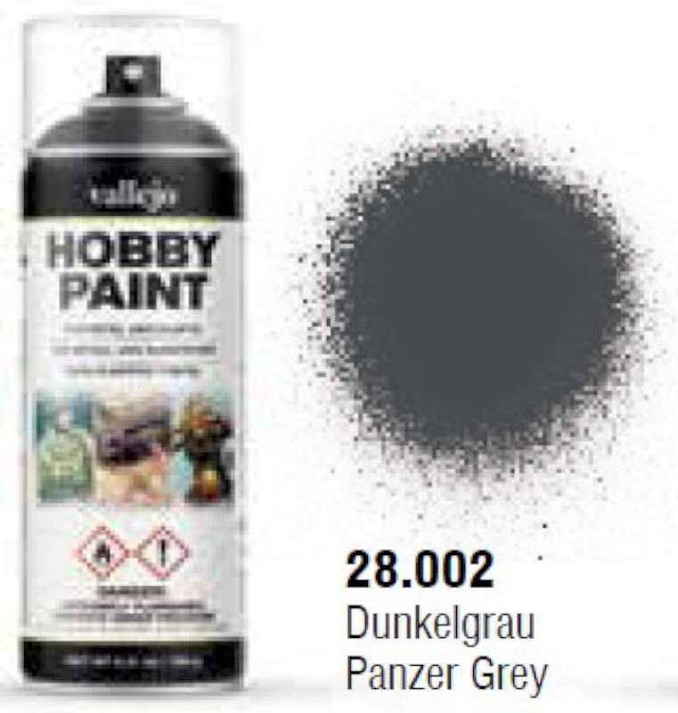 Panzer Grey AFV Solvent-Based Acrylic Paint 400ml Spray