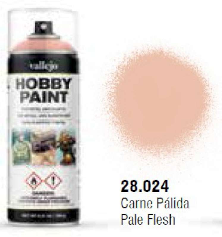 Pale Flesh Fantasy Solvent-Based Acrylic Paint 400ml Spray