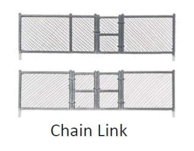 N Chain Link Fence (8pcs)