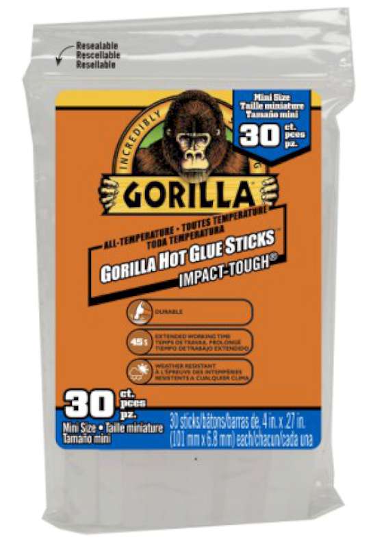 High-Temp Mini Glue Sticks .27"X4" 30/Pkg