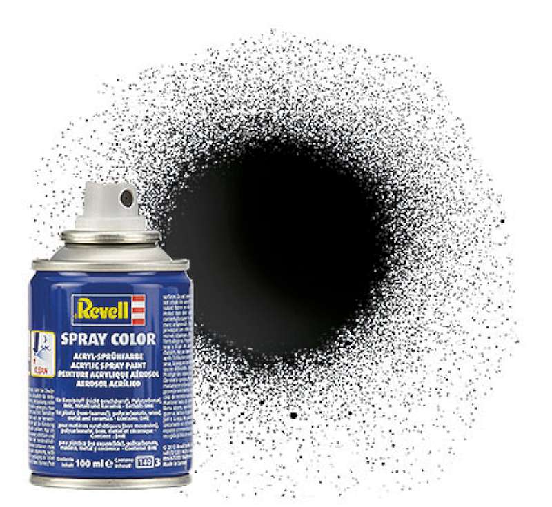 100ml Acrylic Black Gloss Spray (2/Bx)