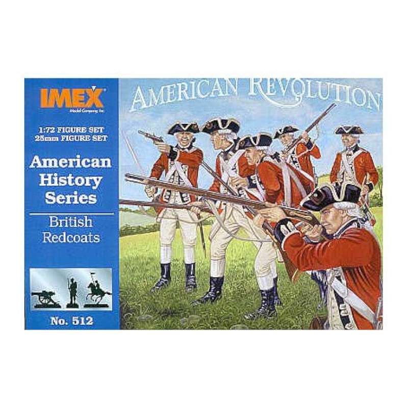 1/72 American Revolution British Redcoats 