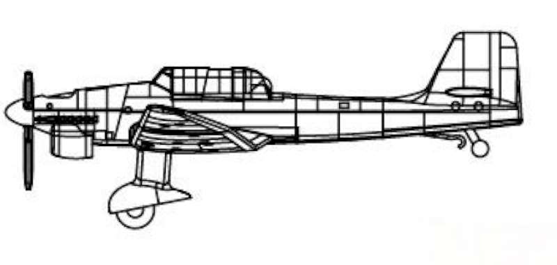 1/350 Ju87C1 Dive Bomber Set for Carriers 