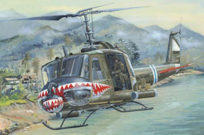 1/18 UH1B Huey Helicopter