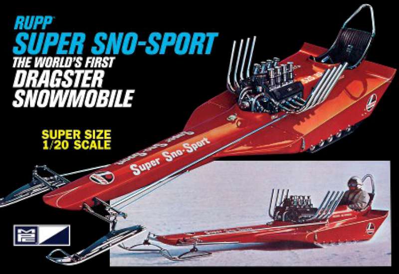 1/20 Rupp Super Sno-Sport Dragster Snowmobile (D)