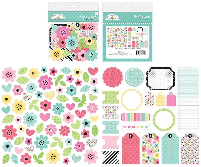 Doodlebug Odds & Ends Bits & Pieces Die-Cuts-My Happy Place