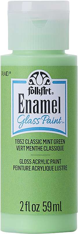 FolkArt Enamel Paint 2oz-Classic Mint Green