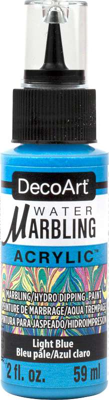 DecoArt Water Marbling Paint 2oz-Light Blue