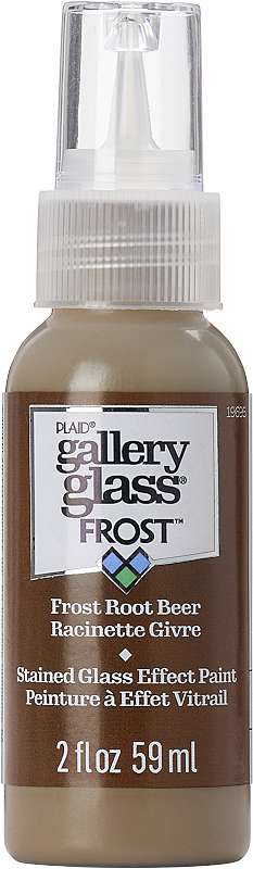 FolkArt Gallery Glass Paint 2oz-Frost Root Beer