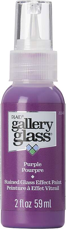FolkArt Gallery Glass Paint 2oz-Purple