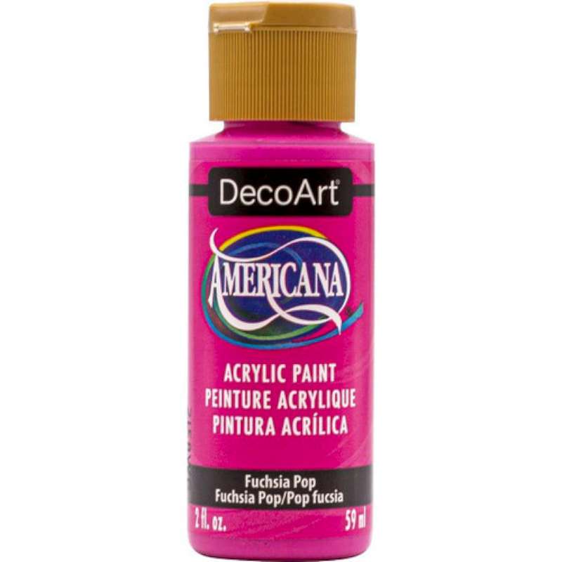 Americana Acrylic Paint 2oz-Fuchsia Pop