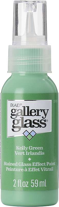 FolkArt Gallery Glass Paint 2oz-Kelly Green