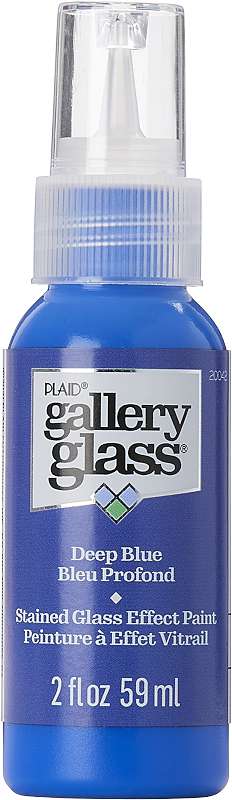 FolkArt Gallery Glass Paint 2oz-Deep Blue