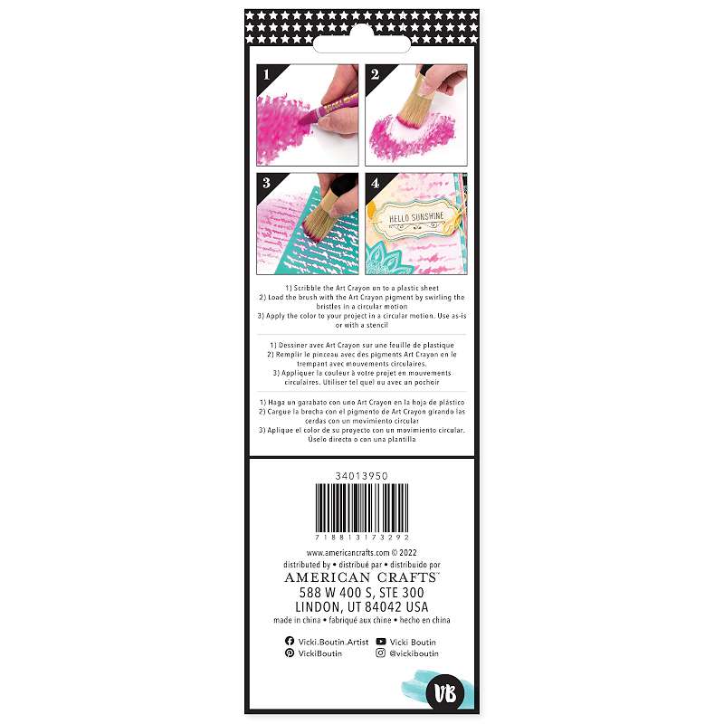 Vicki Boutin Print Shop Stencil Brush