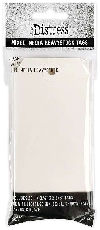 Tim Holtz Distress Mixed Media Heavystock Tags #5 20/Pkg-