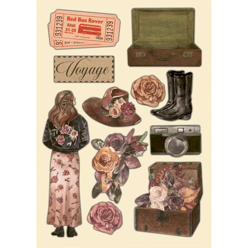 Stamperia Wooden Shapes A5-Our Way