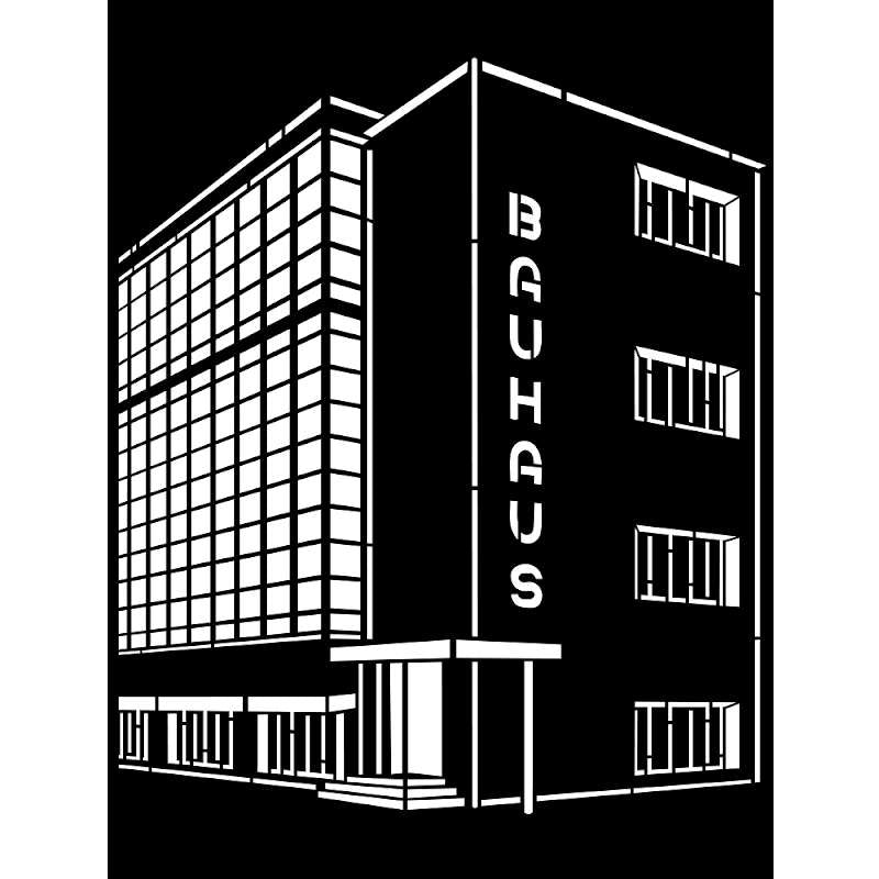 Stamperia Stencil 7.87"X9.84"-Palace, Bauhaus