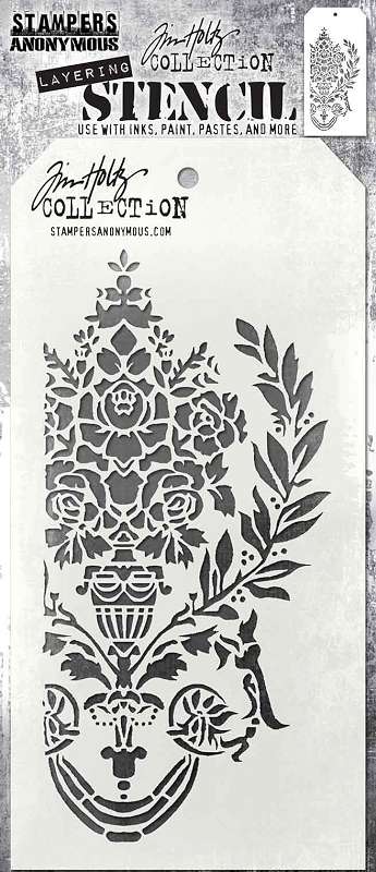 Tim Holtz Layered Stencil 4.125"X8.5"-Crest