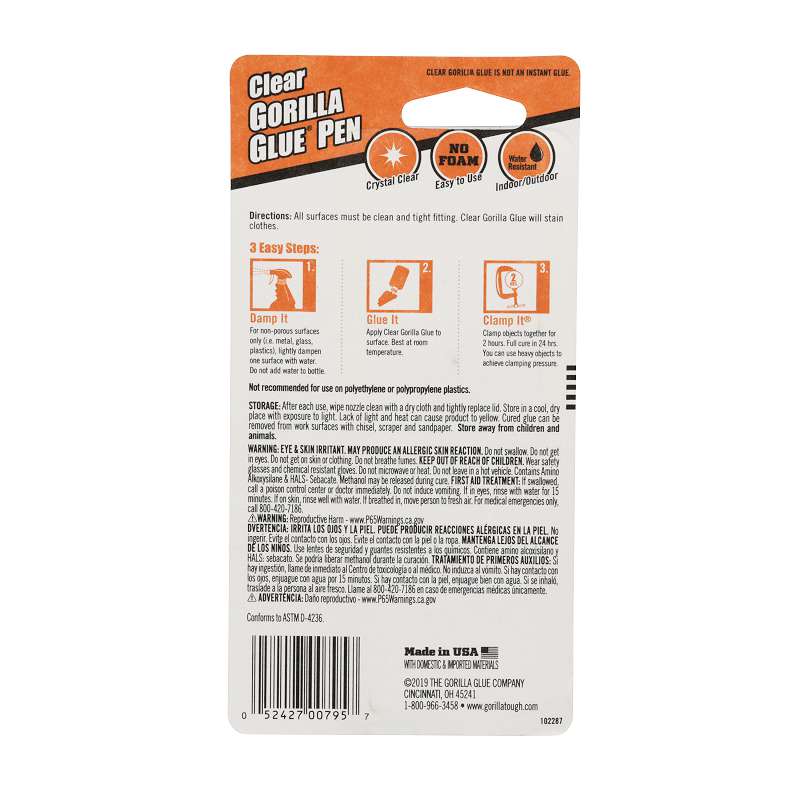 Gorilla Glue Clear Pen
