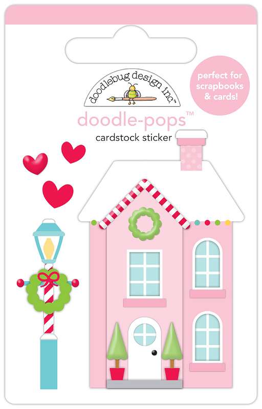 Doodlebug Doodle-Pops 3D Stickers-Sugarplum Street