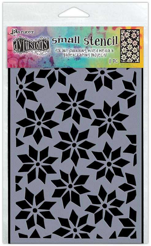 Dyan Reaveley's Dylusions Stencils 5"X8"-Star Flurry